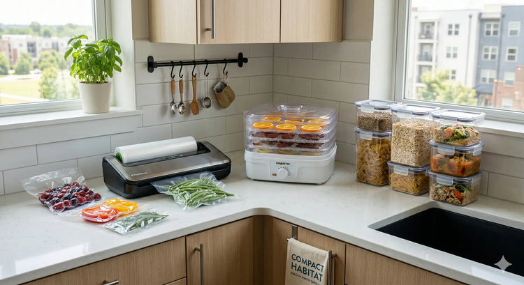 Space-Saving-Kitchen-Tools-Food-Preservation Compact Habitat