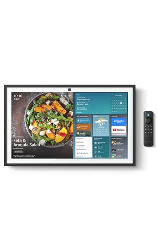 Amazon Echo Show 21 (newest model), Full HD 21" kitchen hub for home organization, with built-in Fire TV, Designed for Alexa+ Amazon
