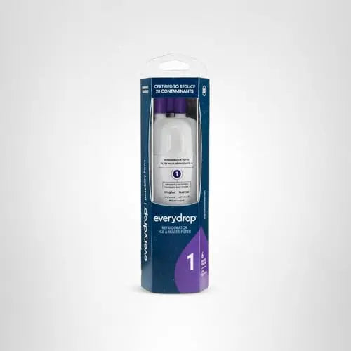 everydrop by Whirlpool Ice and Water Refrigerator Filter 1, EDR1RXD1, Single-Pack , Purple EveryDrop