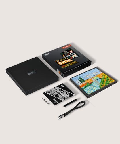 Divoom Pixoo-64 - WiFi Pixel Cloud Digital Frame with APP Control,64 X 64 LED Panel Display Frame for Gaming Room Decoration/Social Media Fans Counter Divoom