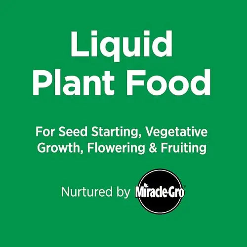 Miracle-Gro AeroGarden Liquid Plant Fertilizer for Use in AeroGarden Hydroponic Indoor Garden, 3 fl. oz. AeroGarden