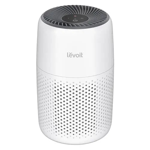 LEVOIT Air Purifiers for Bedroom Home Dorm, AHAM Verified, 3-in-1 Filter Cleaner With Aroma Pad, Filters Smoke, Allergens, Pet Dander, Odor, Dust, Office, Desktop, Core Mini-P, White LEVOIT