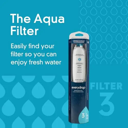 everydrop by Whirlpool Ice and Water Refrigerator Filter 3, EDR3RXD1, Single-Pack EveryDrop by Whirlpool
