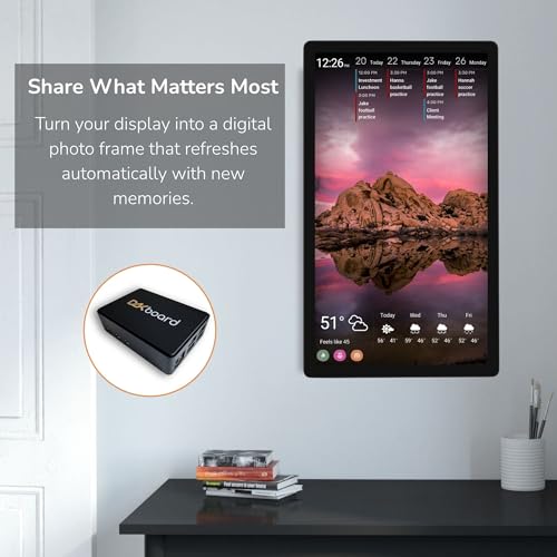DAKboard CPU v5 - DIY Smart Home Display, Shared Family Calendar & Organizer with Todos & Digital Photo Frame DAKboard, LLC
