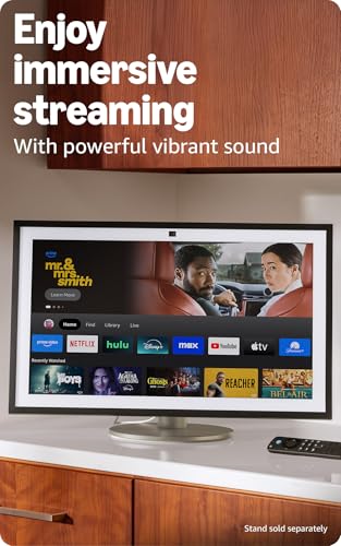 Amazon Echo Show 21 (newest model), Full HD 21" kitchen hub for home organization, with built-in Fire TV, Designed for Alexa+ Amazon