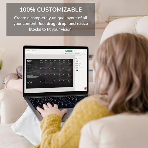 DAKboard CPU v5 - DIY Smart Home Display, Shared Family Calendar & Organizer with Todos & Digital Photo Frame DAKboard, LLC