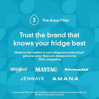 everydrop by Whirlpool Ice and Water Refrigerator Filter 3, EDR3RXD1, Single-Pack EveryDrop by Whirlpool