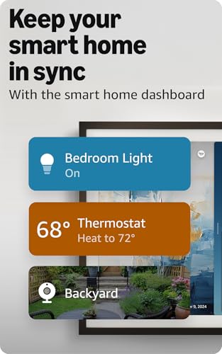 Amazon Echo Show 21 (newest model), Full HD 21" kitchen hub for home organization, with built-in Fire TV, Designed for Alexa+ Amazon