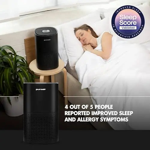 PuroAir 240 HEPA Air Purifiers for Home Large Rooms - Covers Up To 1,000 Sq Ft - Filters Up To 99.9% of Pollutants, Smoke, Pollen, Dust - Quiet HEPA Air Filter - Air Purifiers for Bedroom (2 Pack) PuroAir