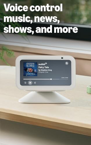 Amazon Echo Show 5 (newest model), Smart display, Designed for Alexa+, 2x the bass and clearer sound, Glacier White Amazon