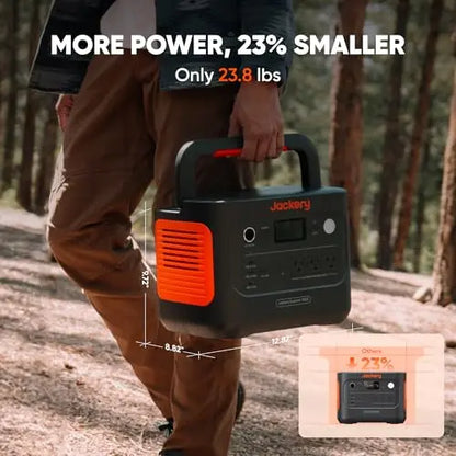 Jackery Solar Generator 1000 v2 with 200W Solar Panel,1070Wh Portable Power Station LiFePO4 Battery,1500W AC/100W USB-C Output, 1Hr Fast Charge for Outdoor,Off-Grid Living,RV,Emergency Jackery