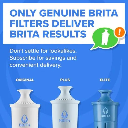 Brita UltraMax Large Water Dispenser With Standard Filter, BPA-Free, Reduces Copper, Cadmium and Mercury Impurities, Lasts 2 Months or 40 Gallons, Includes 1 Filter, Kitchen Accessories, Large 27-Cup Brita