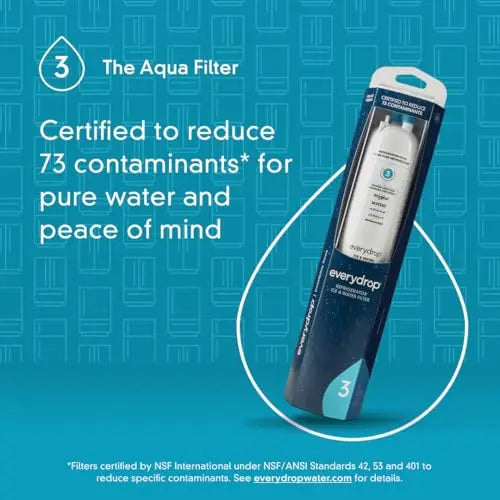 everydrop by Whirlpool Ice and Water Refrigerator Filter 3, EDR3RXD1, Single-Pack EveryDrop by Whirlpool