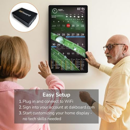 DAKboard CPU v5 - DIY Smart Home Display, Shared Family Calendar & Organizer with Todos & Digital Photo Frame DAKboard, LLC