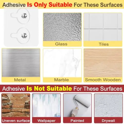 Durmmur 2 Pack Hat Racks for Baseball Caps, Stainless Steel Hat Organizer for Baseball Cap, Hat Holder Storage Organizer, Hat Hanger Strong Adhesive/Wall Drilled for Door, Bedroom, Closet(Black 6 in) Durmmur