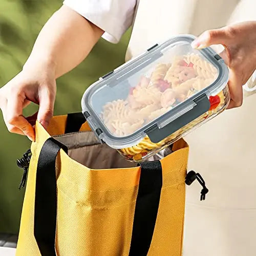 M MCIRCO 24-Piece Glass Food Storage Containers with Upgraded Snap Locking Lids,Glass Meal Prep Containers Set - Airtight Lunch Containers, Microwave, Oven, Freezer and Dishwasher M MCIRCO