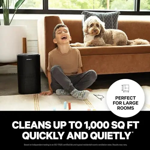 PuroAir 240 HEPA Air Purifiers for Home Large Rooms - Covers Up To 1,000 Sq Ft - Filters Up To 99.9% of Pollutants, Smoke, Pollen, Dust - Quiet HEPA Air Filter - Air Purifiers for Bedroom (2 Pack) PuroAir