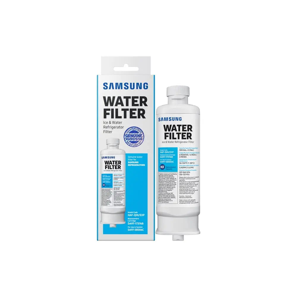 Samsung HAF-QIN/EXP Genuine Refrigerator Water Filter, Reduces 99% of Harmful Contaminants for Clean, Clear Drinking Water, 6-Month Life, Easy Install, Pack of 1 Samsung