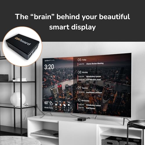 DAKboard CPU v5 - DIY Smart Home Display, Shared Family Calendar & Organizer with Todos & Digital Photo Frame DAKboard, LLC