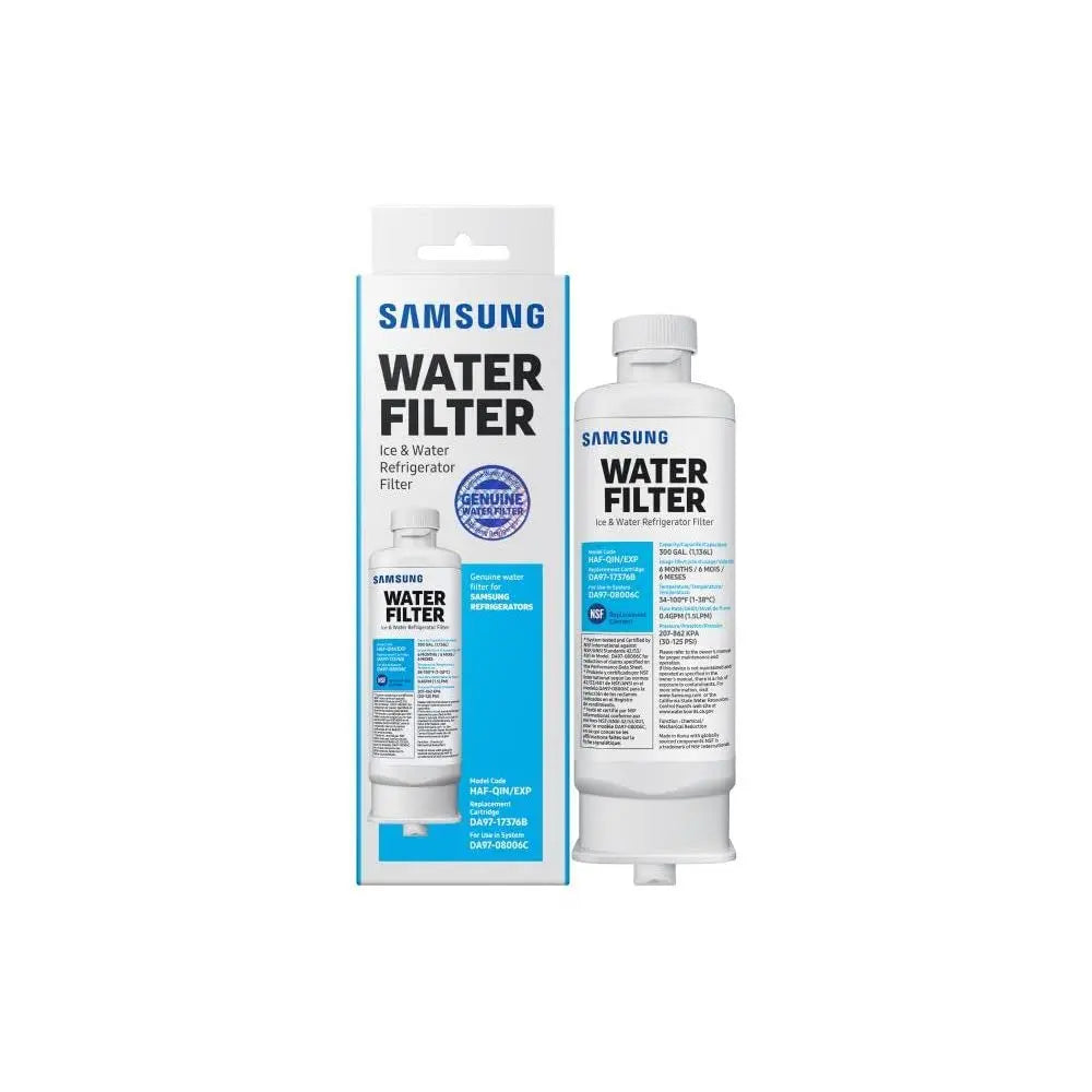 Samsung HAF-QIN/EXP Genuine Refrigerator Water Filter, Reduces 99% of Harmful Contaminants for Clean, Clear Drinking Water, 6-Month Life, Easy Install, Pack of 1 Samsung