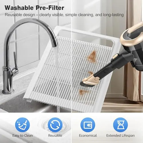 KNKA Air Purifier for Home Bedroom Large Room Up to 3,500 Ft², HEPA Air Cleaner with Washable Pre-Filter, AHAM VERIFIDE, AQI Display, ECO Mode, Pet Mode for Pets, Allergies, Dust, Pollen, APH4000 KNKA