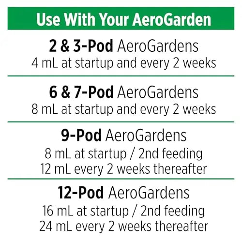 Miracle-Gro AeroGarden Liquid Plant Fertilizer for Use in AeroGarden Hydroponic Indoor Garden, 3 fl. oz. AeroGarden