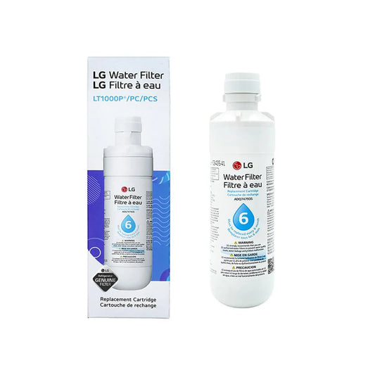 LG LT1000P - 6 Month / 200 Gallon Capacity Replacement Refrigerator Water Filter (NSF42, NSF53, and NSF401) ADQ74793501, ADQ75795105, AGF80300704, or AGF80300705 White LG