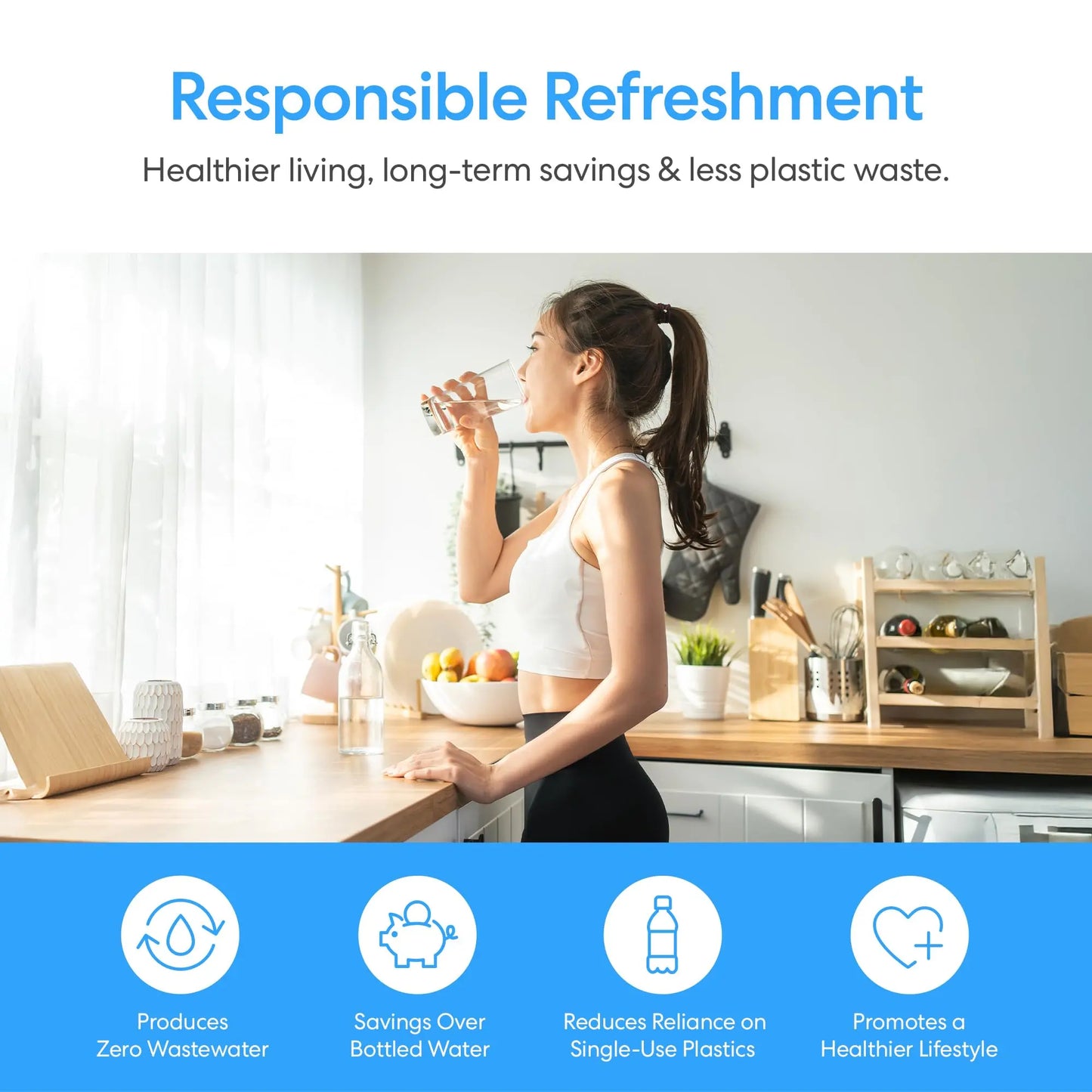 Brio Bottom Loading Water Cooler Dispenser for 5 Gallon Bottles - 3 Temperatures with Hot, Room & Cold Spouts, Child Safety Lock, LED Display with Empty Bottle Alert, Stainless Steel Brio