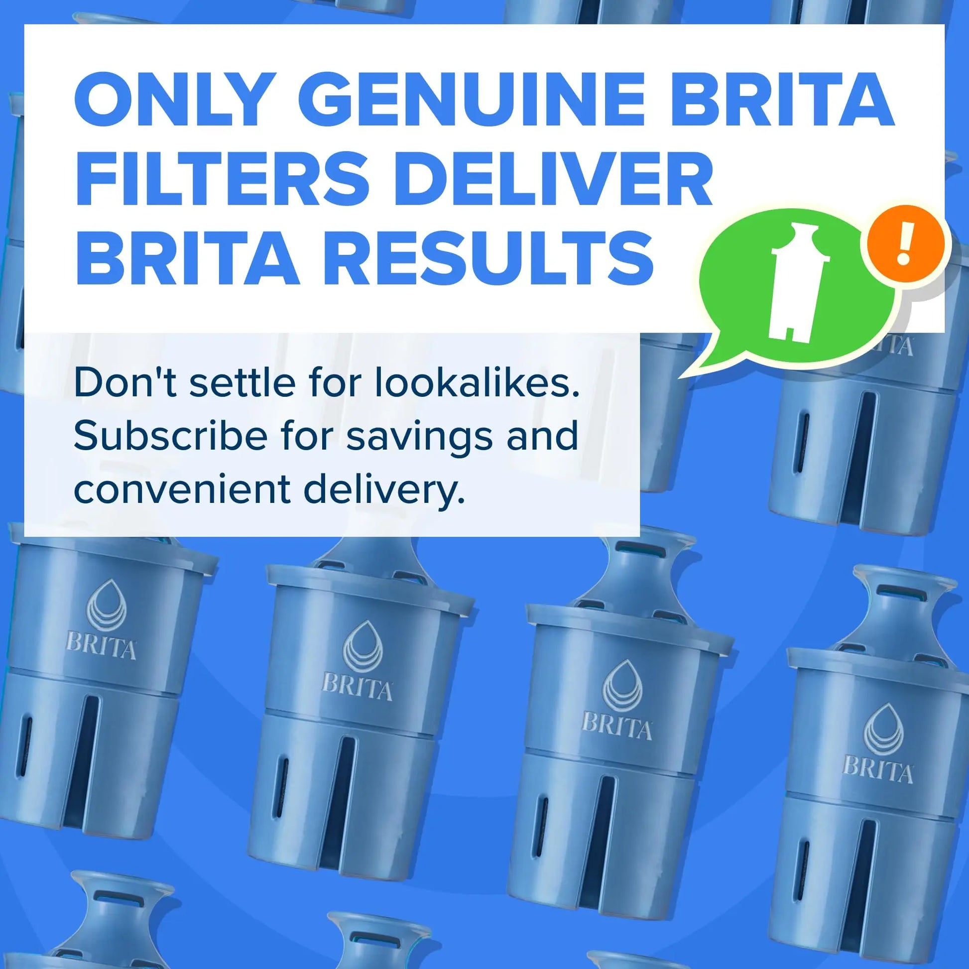 Brita Filter Replacements for Water Pitchers and Dispensers, Elite, NSF Certified to Remove 99% of Lead, 2 Count, Blue Brita