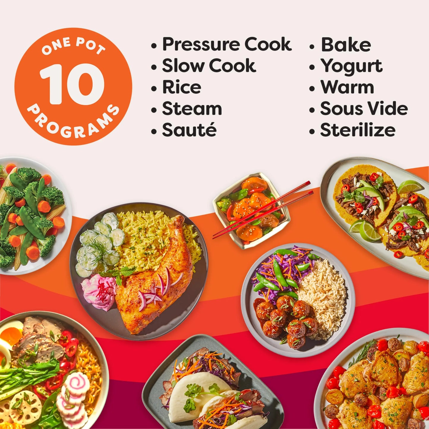 Instant Pot Pro (8 QT) 10-in-1 Pressure Cooker, Slow Cooker, Rice/Grain Cooker, Steamer, Sauté, Sous Vide, Yogurt Maker, Sterilizer, and Warmer, Includes App with Over 800 Recipes, Black Instant Pot
